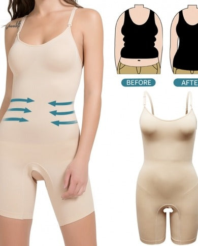 Channo Full Body Corset Crotch Body Shaper - Shapovia
