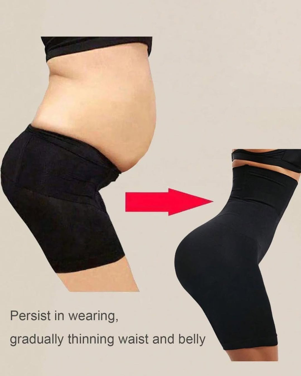 Channo High Waisted Body Shaper Half - Shapovia